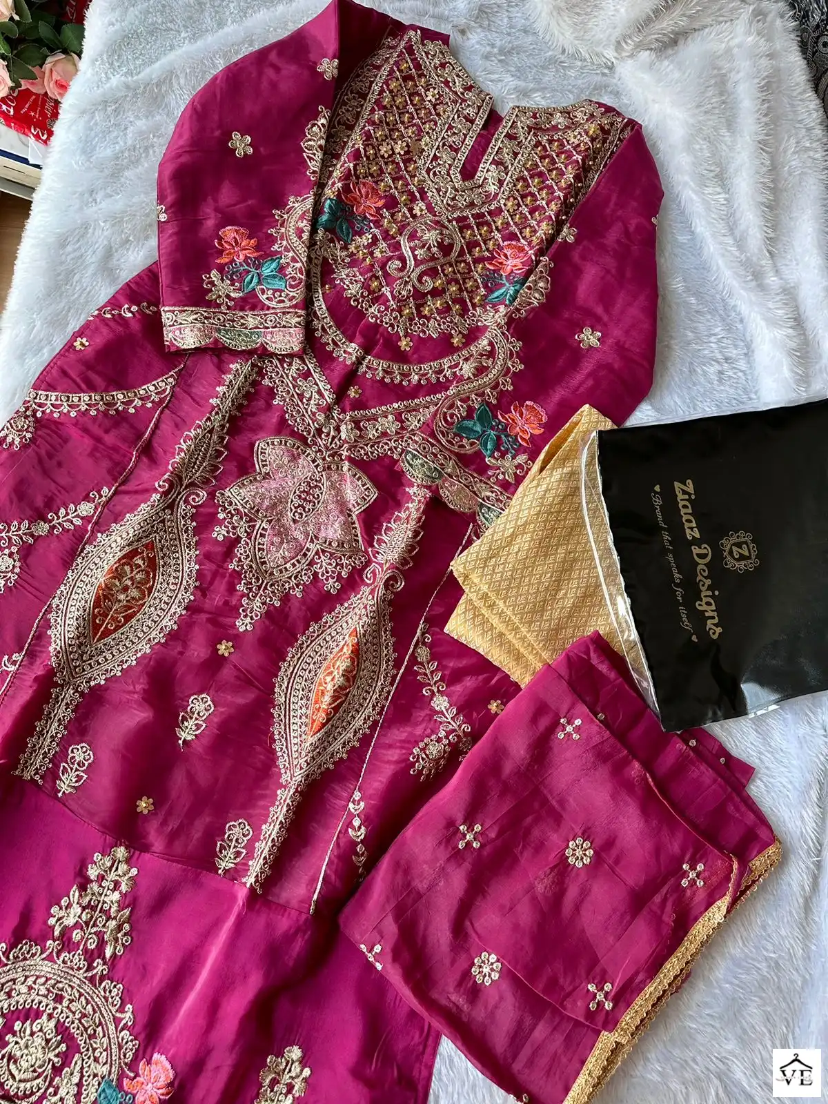 Ziaaz Z Series Vol 5 Organza Wholesale Pakistani Suit Catalog — Wholesale Salwar Suits, MPA wholesale from Surat - Gallery Image 8