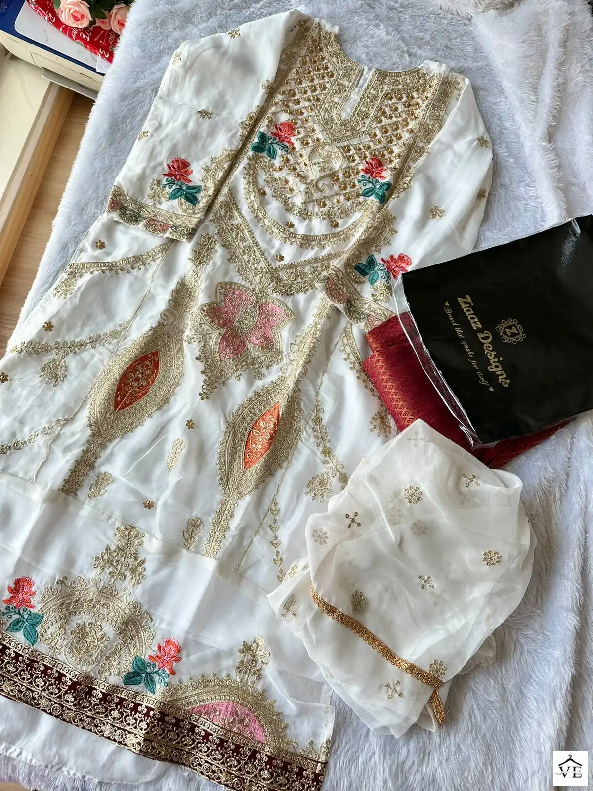 Ziaaz Z Series Vol 5 Organza Wholesale Pakistani Suit Catalog — Wholesale Salwar Suits, MPA wholesale from Surat - Gallery Image 9