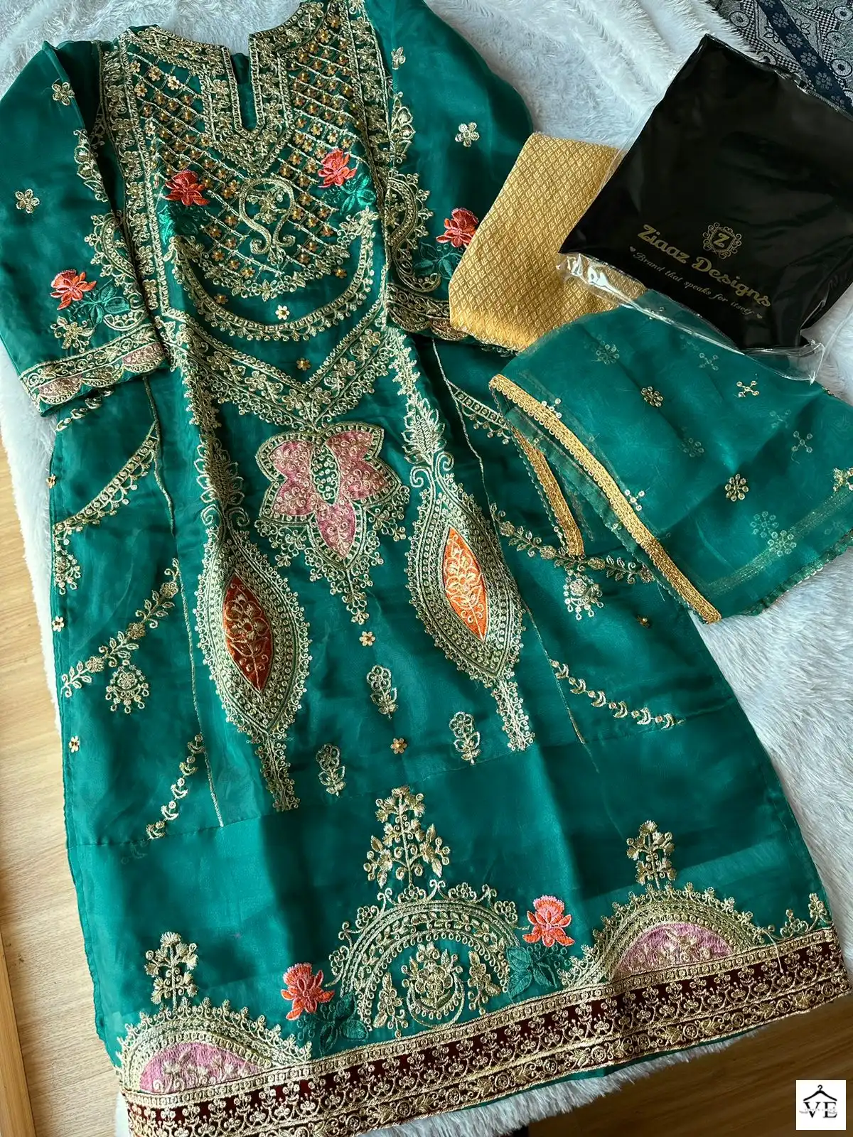 Ziaaz Z Series Vol 5 Organza Wholesale Pakistani Suit Catalog — Wholesale Salwar Suits, MPA wholesale from Surat - Gallery Image 12