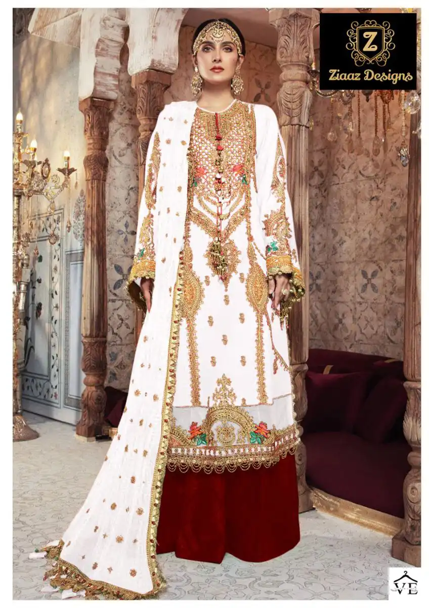 Ziaaz Z Series Vol 5 Organza Wholesale Pakistani Suit Catalog — Wholesale Salwar Suits, MPA wholesale from Surat - Gallery Image 5