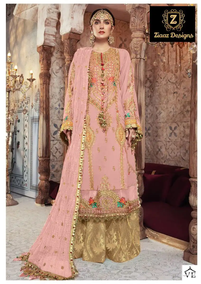 Ziaaz Z Series Vol 5 Organza Wholesale Pakistani Suit Catalog — Wholesale Salwar Suits, MPA wholesale from Surat - Gallery Image 4