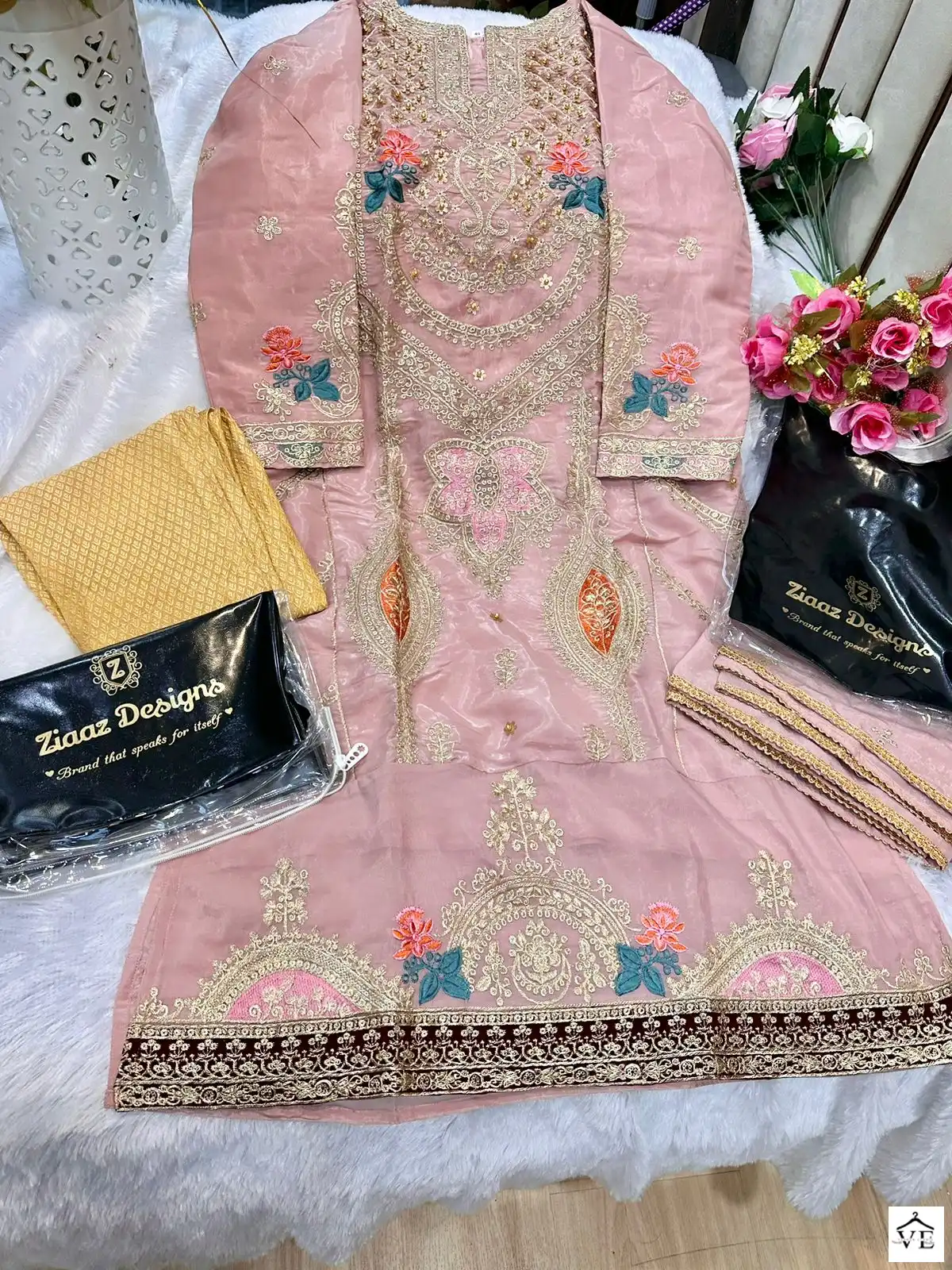 Ziaaz Z Series Vol 5 Organza Wholesale Pakistani Suit Catalog — Wholesale Salwar Suits, MPA wholesale from Surat - Gallery Image 17