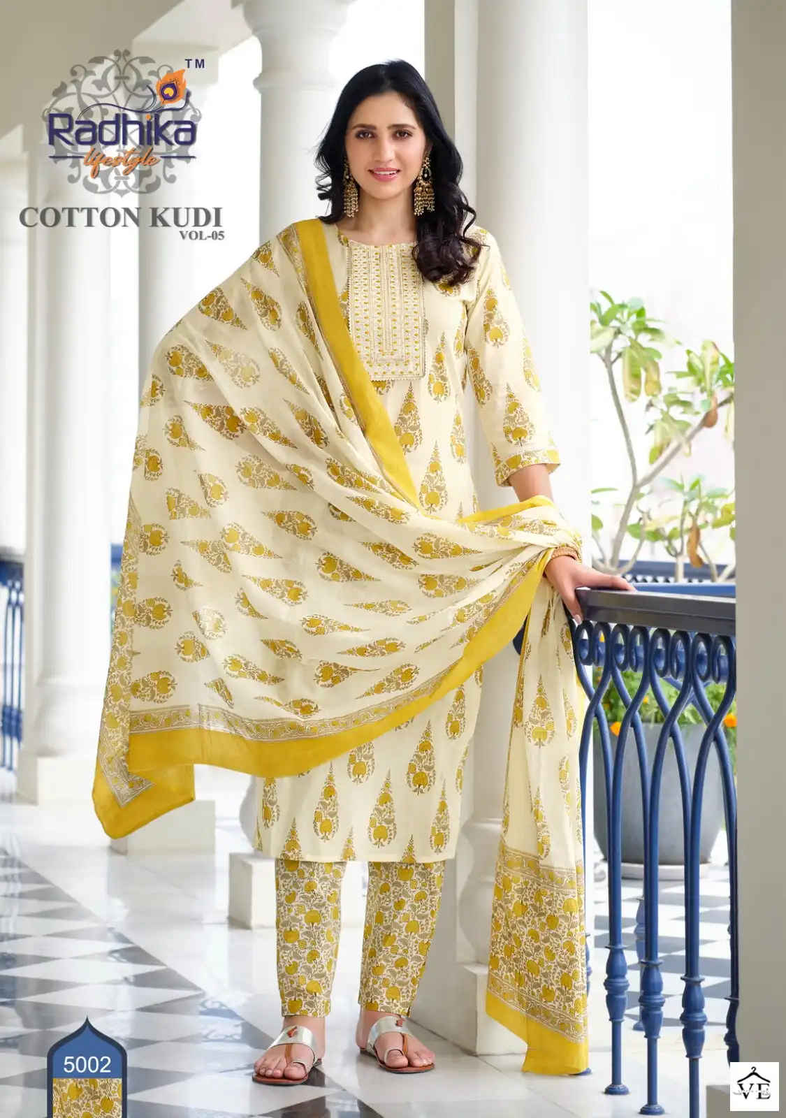 Radhika Cotton Kudi Cotton 60*60 Wholesale Readymade Salwar Suit Catalog — Wholesale Salwar Suits, MPA wholesale from Surat - Gallery Image 2