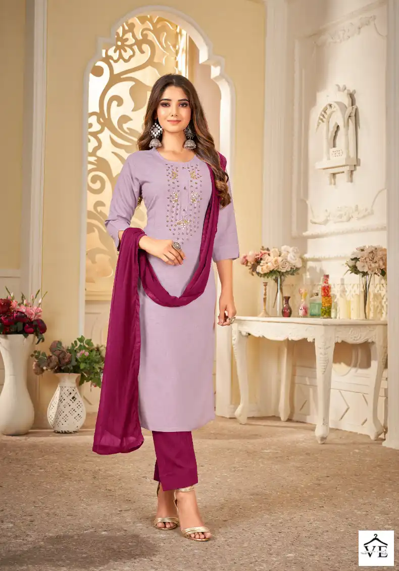 Kalaroop Khushbu Fancy Rayon Silk Wholesale Readymade Suits Catalog — Wholesale Salwar Suits, MPA wholesale from Surat - Gallery Image 2