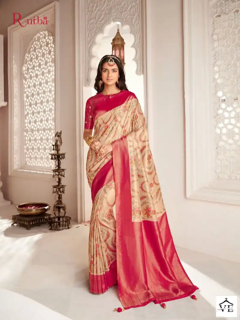 Krishna Gokul Royal Silk Wholesale Traditional Saree Catalog — Wholesale Sarees, MPA wholesale from Surat - Gallery Image 6