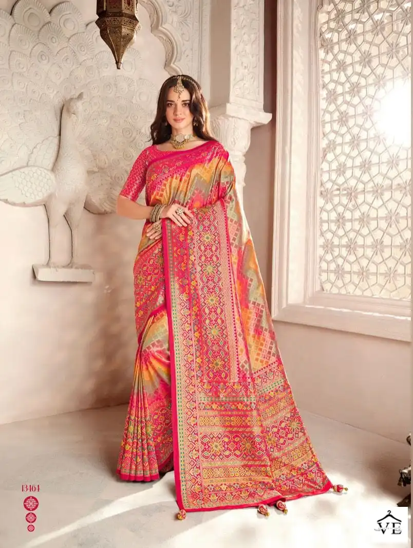 Krishna Gokul Royal Silk Wholesale Traditional Saree Catalog — Wholesale Sarees, MPA wholesale from Surat - Gallery Image 12