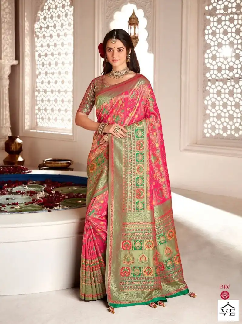 Krishna Gokul Royal Silk Wholesale Traditional Saree Catalog — Wholesale Sarees, MPA wholesale from Surat - Gallery Image 13