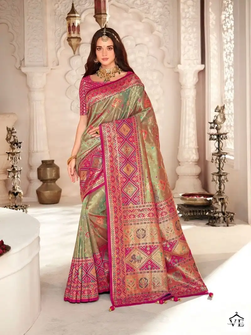 Krishna Gokul Royal Silk Wholesale Traditional Saree Catalog — Wholesale Sarees, MPA wholesale from Surat - Gallery Image 2