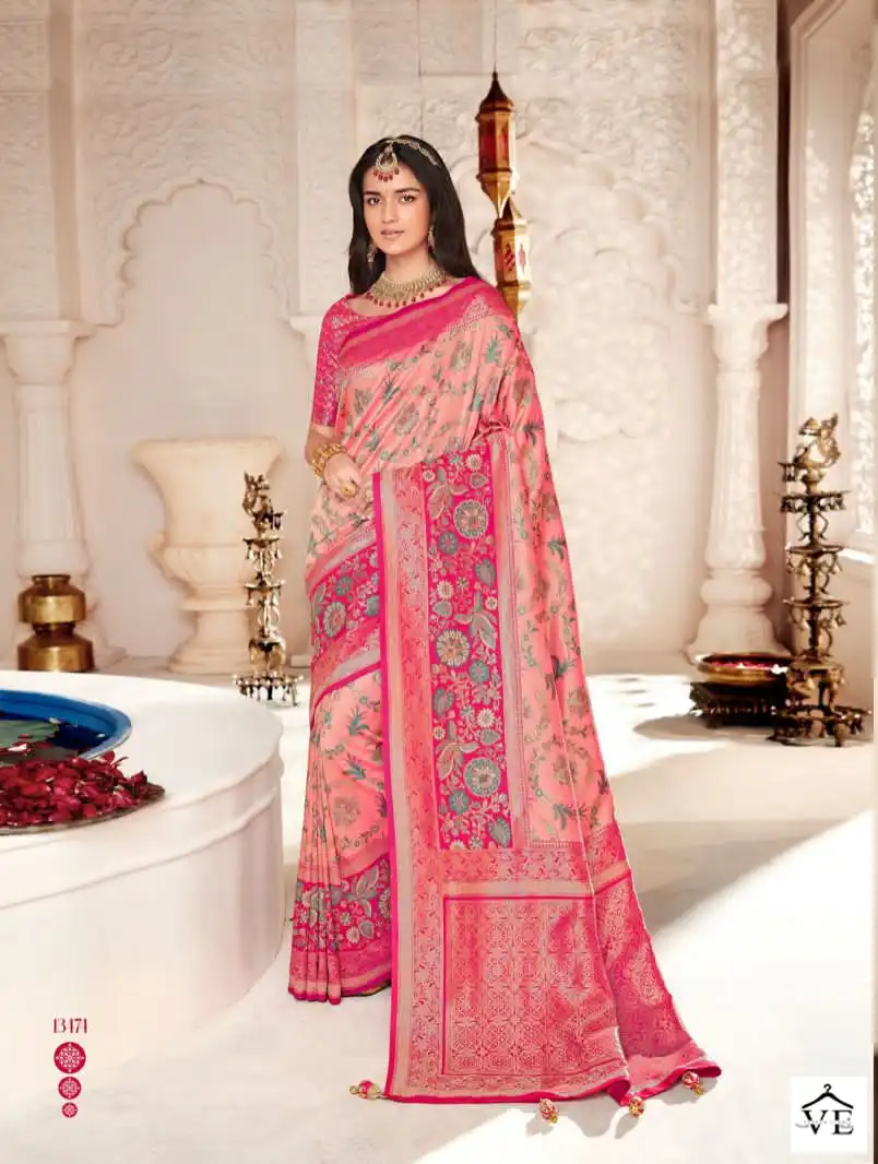 Krishna Gokul Royal Silk Wholesale Traditional Saree Catalog — Wholesale Sarees, MPA wholesale from Surat - Gallery Image 4
