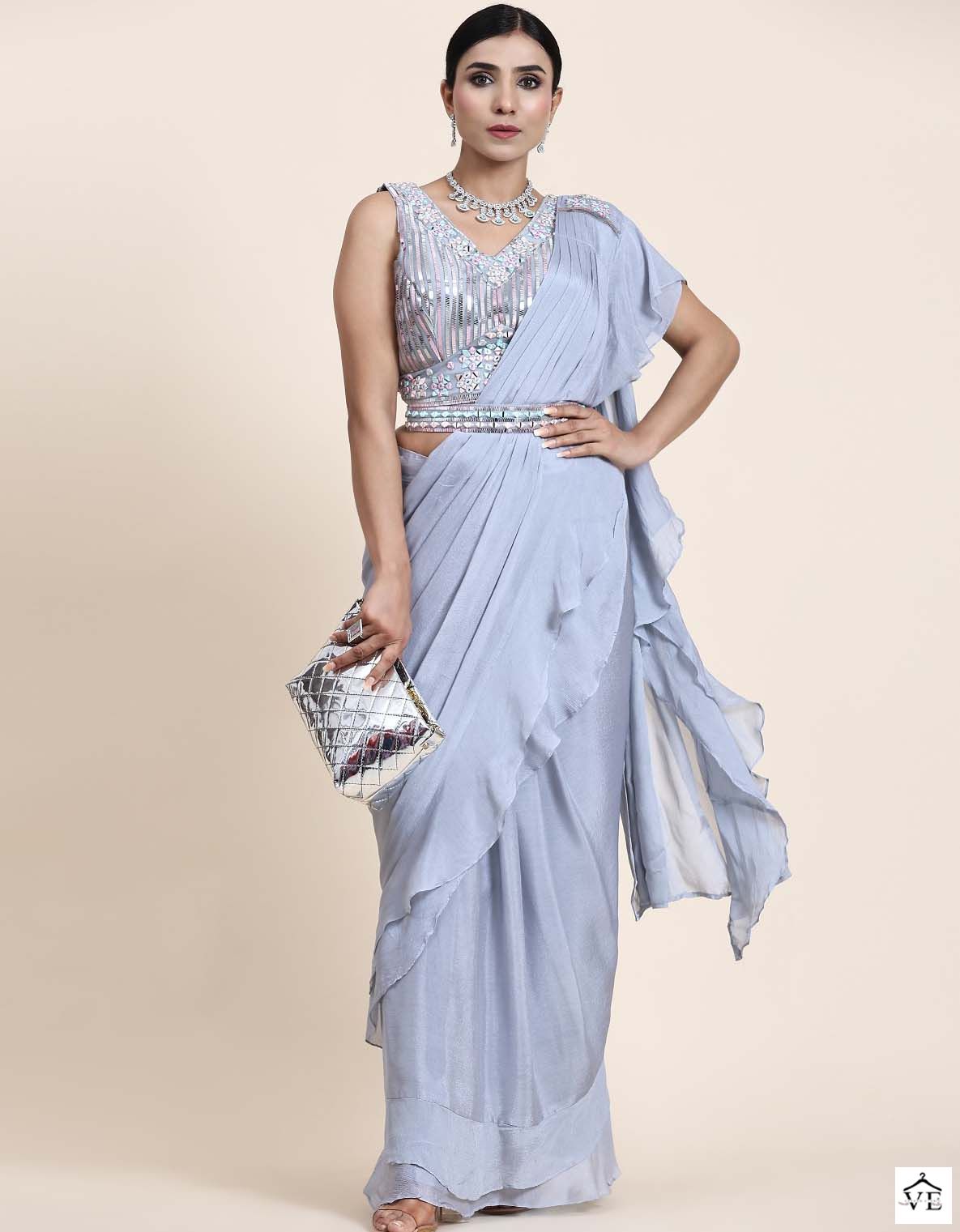 Amoha 1016322 Pure Chinnon Wholesale Readymade Sarees Catalog