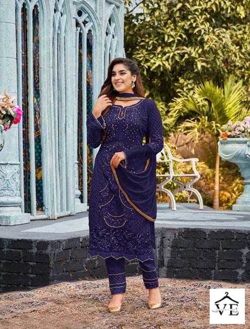 Mrudangi Kashish Colour Edition 2 Heavy Faux Georgette Wholesale Designer Salwar Suit Catalog — Wholesale Salwar Suits, MPA wholesale from Surat - Gallery Image 3