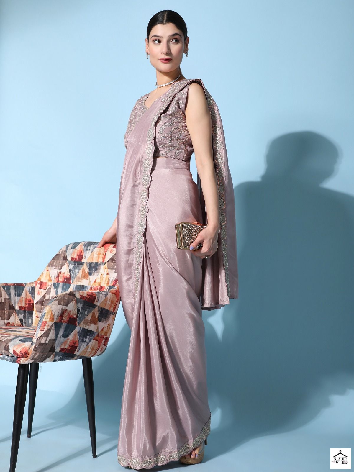 Vardan Ethnic 243 Silk Satin Wholesale Readymade Sarees Catalog