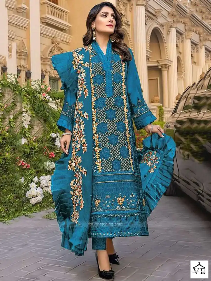 Hoor Tex 25001 Cotton Wholesale Pakistani Suit Catalog — Wholesale Salwar Suits, MPA wholesale from Surat - Gallery Image 3