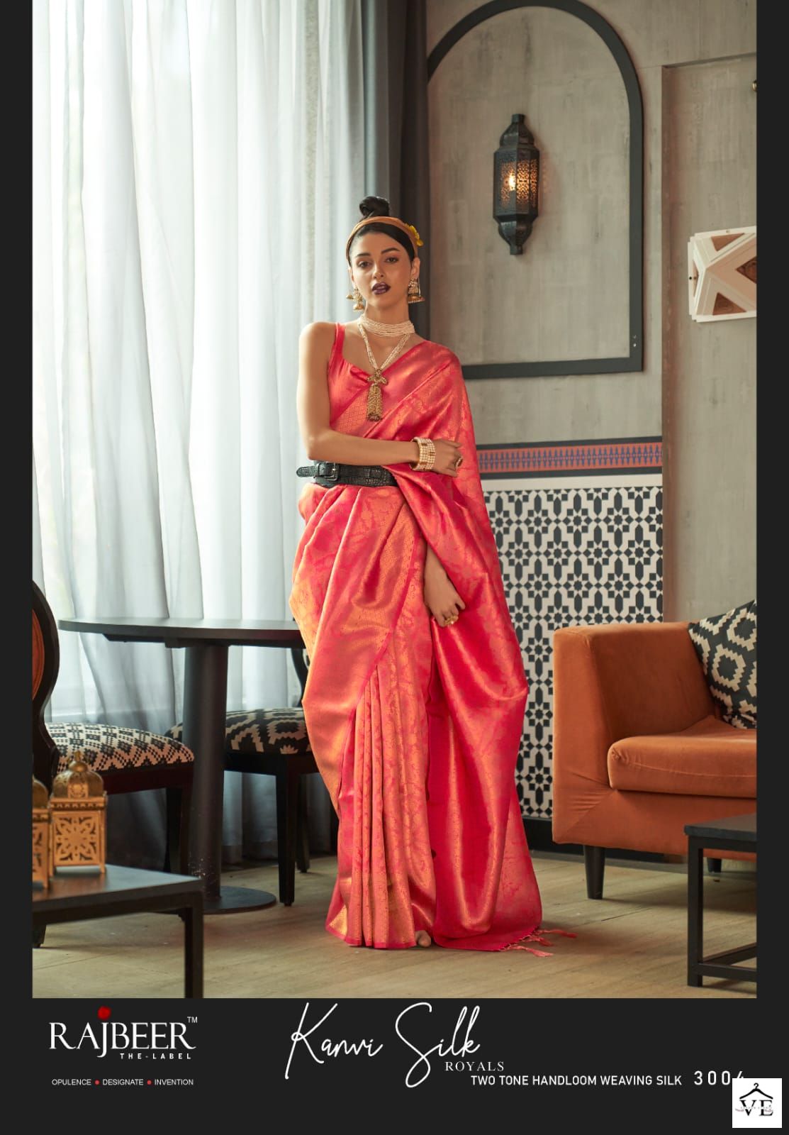Rajbeer 3000 Series Silk Wholesale Sarees Catalog — Wholesale Sarees, MPA wholesale from Surat — view 5