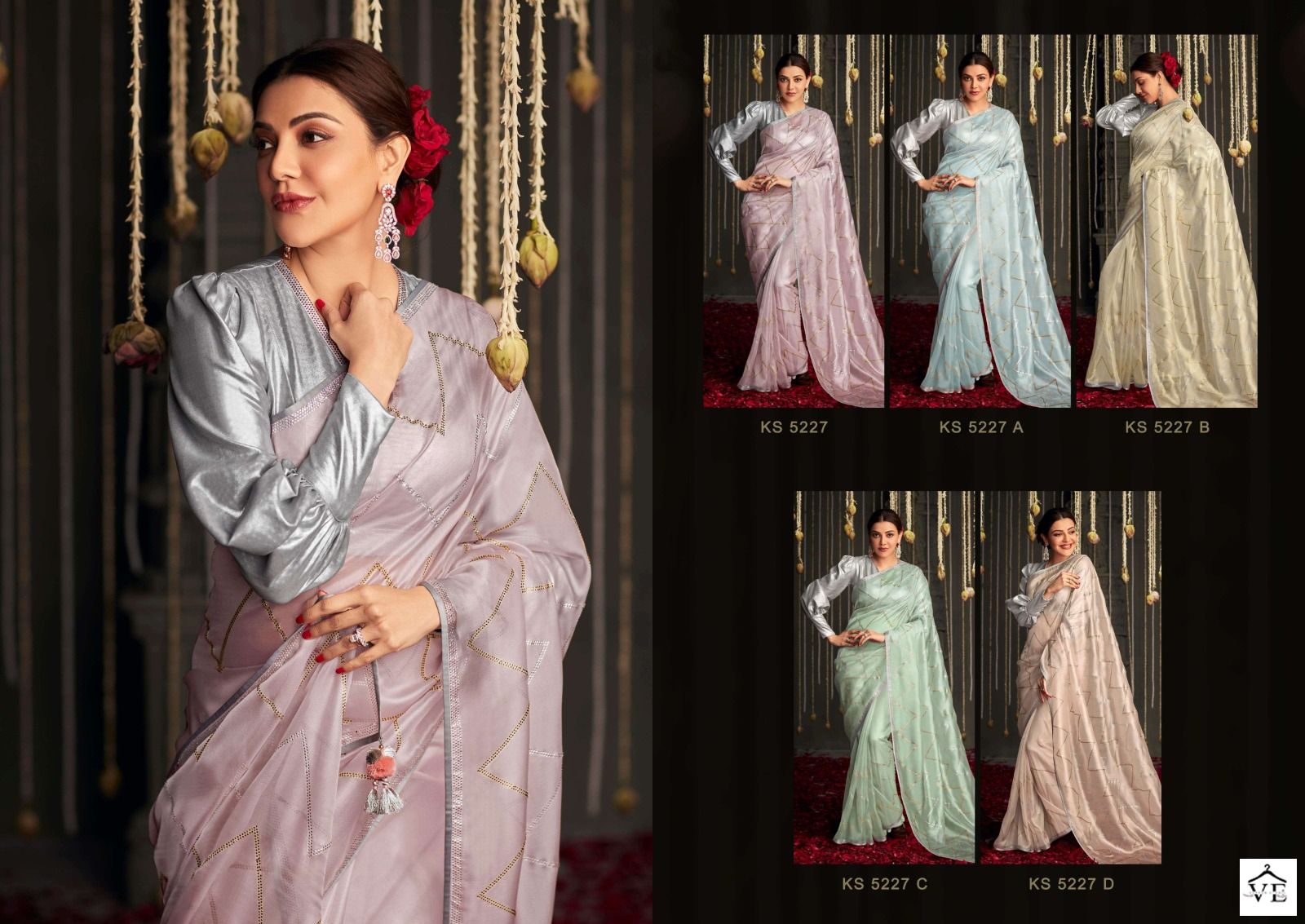 Kimora 5227 Colours Fancy Wholesale Sarees Catalog — Wholesale Sarees, Kimora wholesale from Surat — view 6