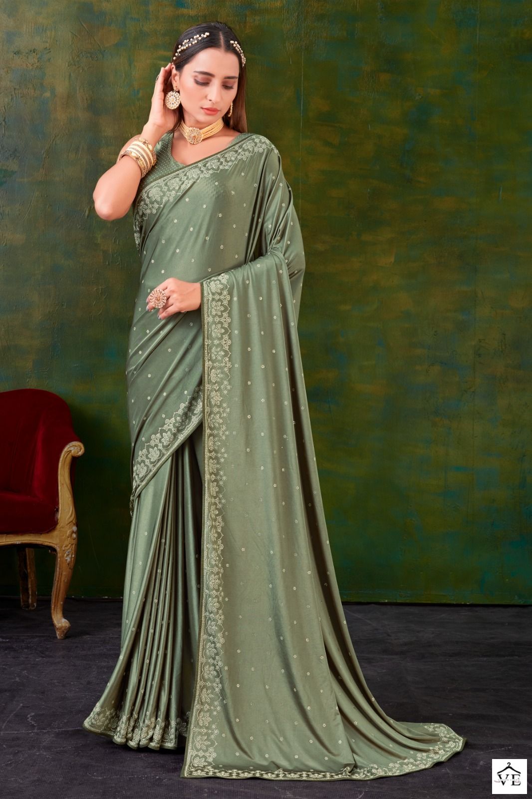 Amoha A203 Imported Wholesale Sarees Catalog - Image 2