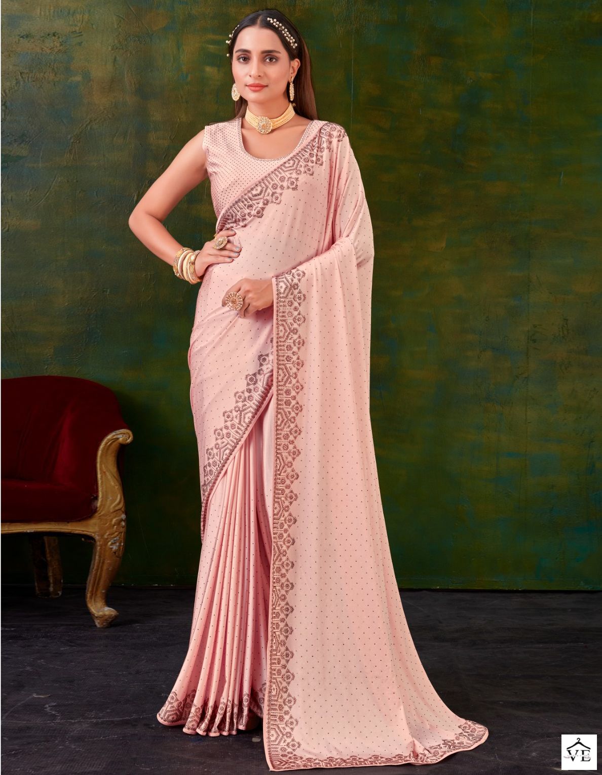 Amoha A203 Imported Wholesale Sarees Catalog