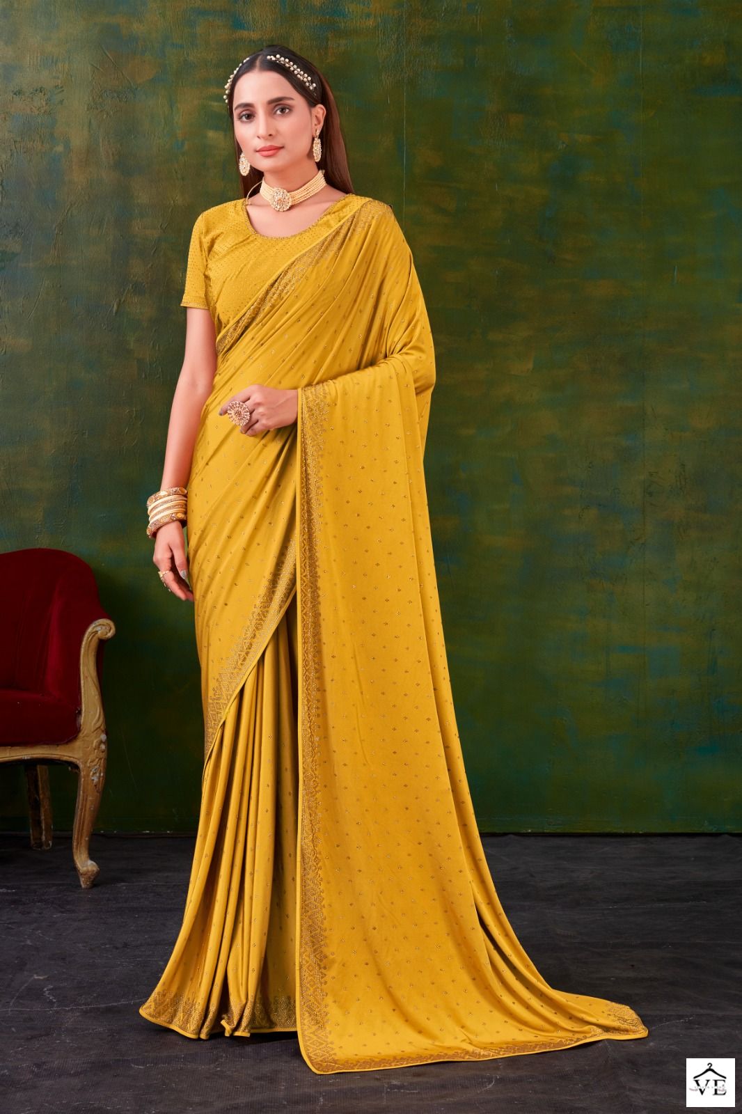 Amoha A203 Imported Wholesale Sarees Catalog - Image 4