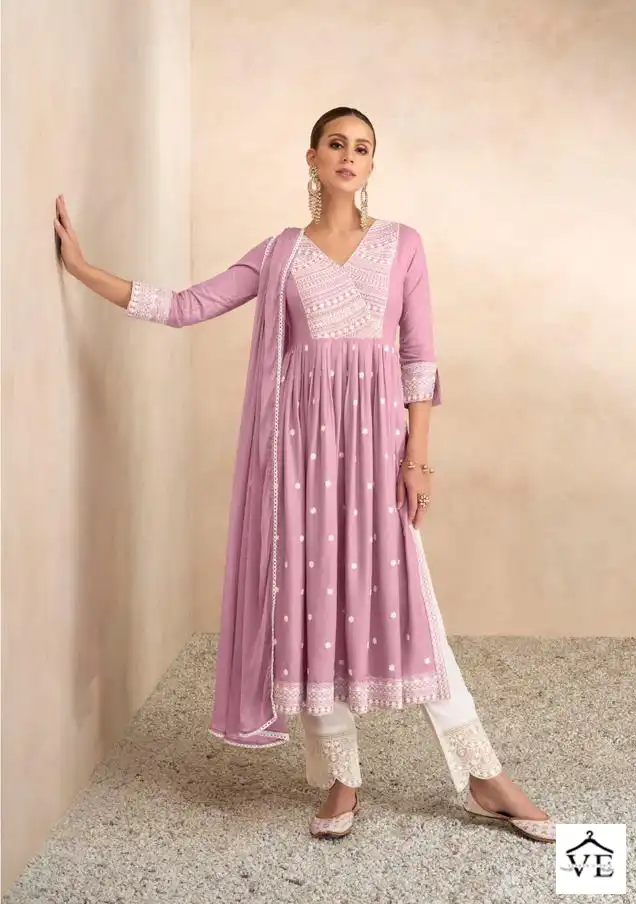 Vamika Aadhira Vol 4 Light Color Pure Rayon Viscos Wholesale Readymade Salwar Suit Catalog — Wholesale Salwar Suits, MPA wholesale from Surat - Gallery Image 3
