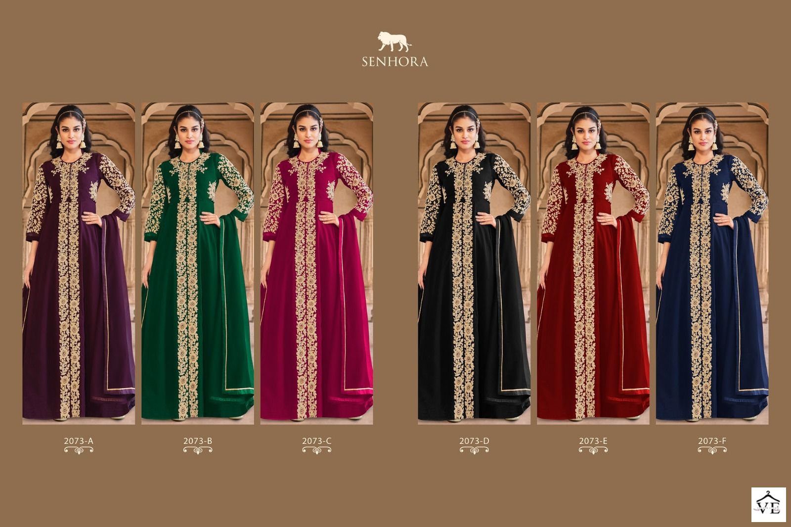 Senhora Aadhya Real Georgette Wholesale Designer Salwar Suit Catalog - Image 14