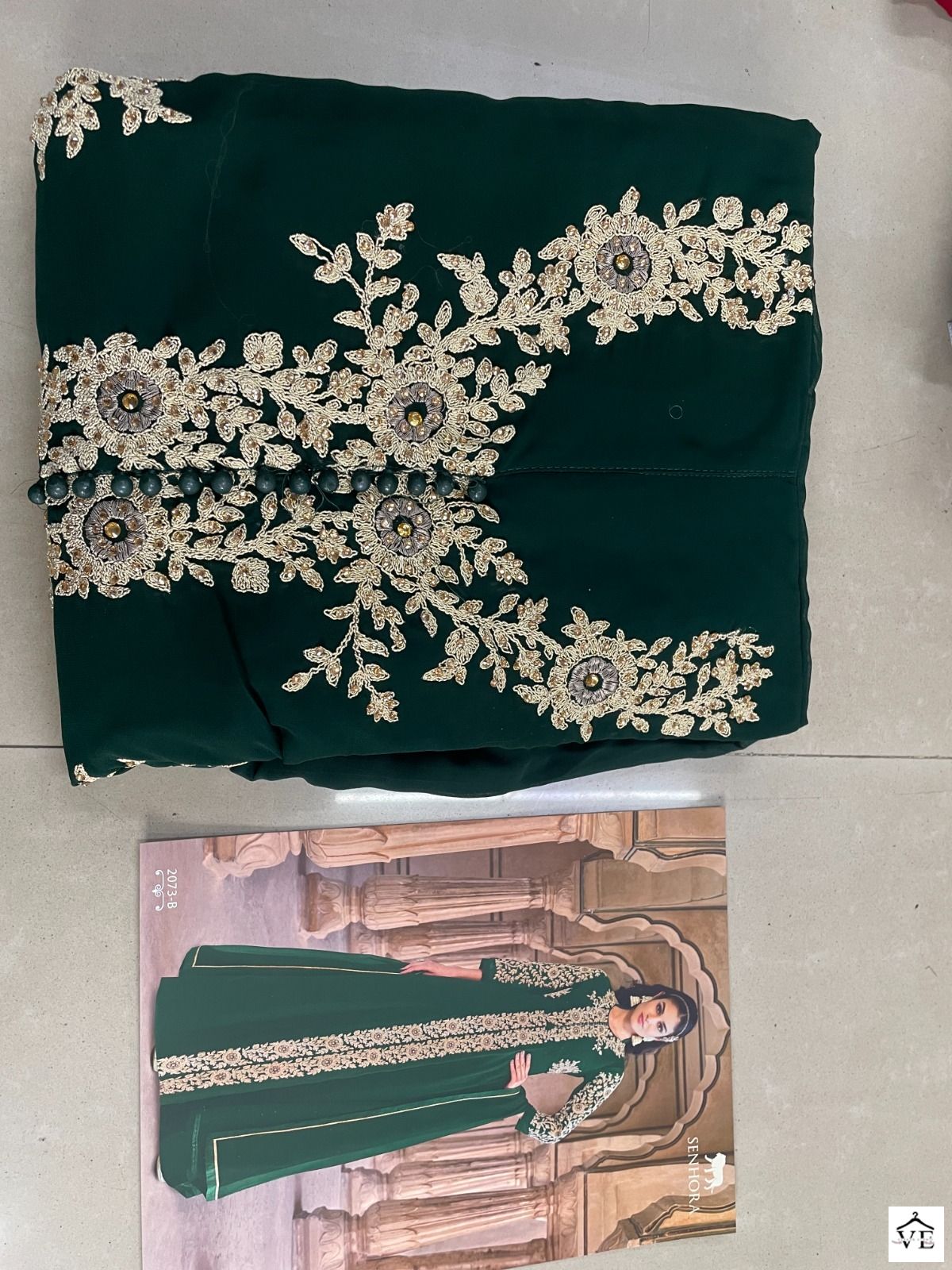 Senhora Aadhya Real Georgette Wholesale Designer Salwar Suit Catalog - Image 10