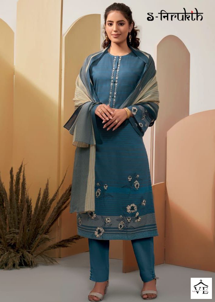 Vardan Ethnic Aaliaa Cotton Satin Wholesale Designer Salwar Suit Catalog — Wholesale Salwar Suits, MPA wholesale from Surat — view 1