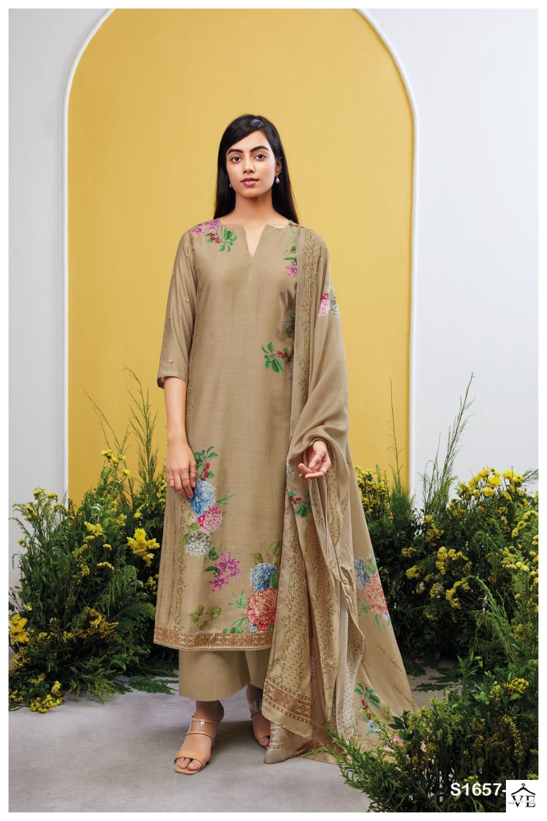 Ganga Aaradhya 1657 Premium Bemberg Silk Wholesale Designer Salwar Suit Catalog — Wholesale Salwar Suits, MPA wholesale from Surat — view 3