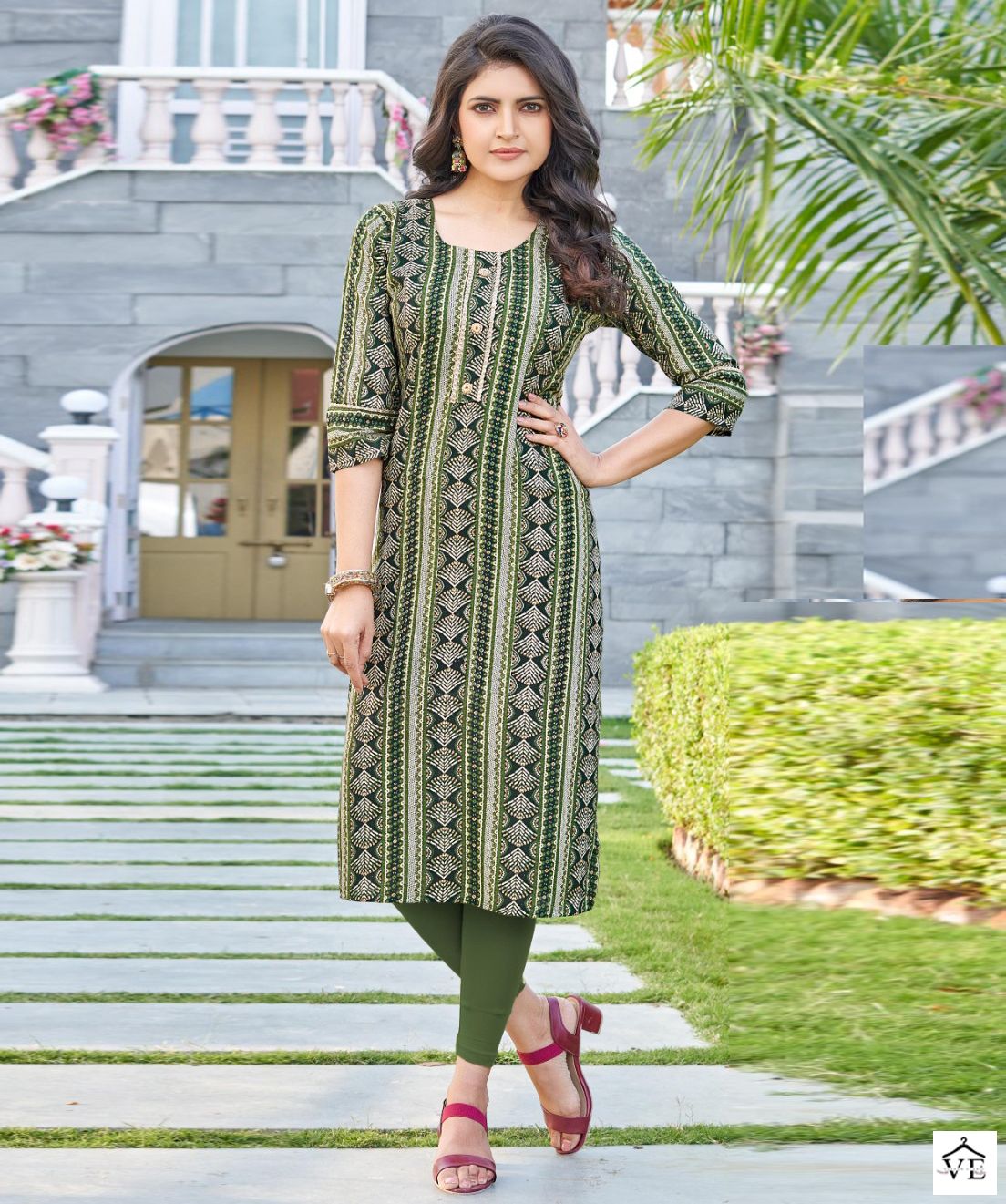 Vardan Ethnic Aarya Heavy Rayon Wholesale Kurtis Catalog — Wholesale Kurtis, MPA wholesale from Surat — view 1