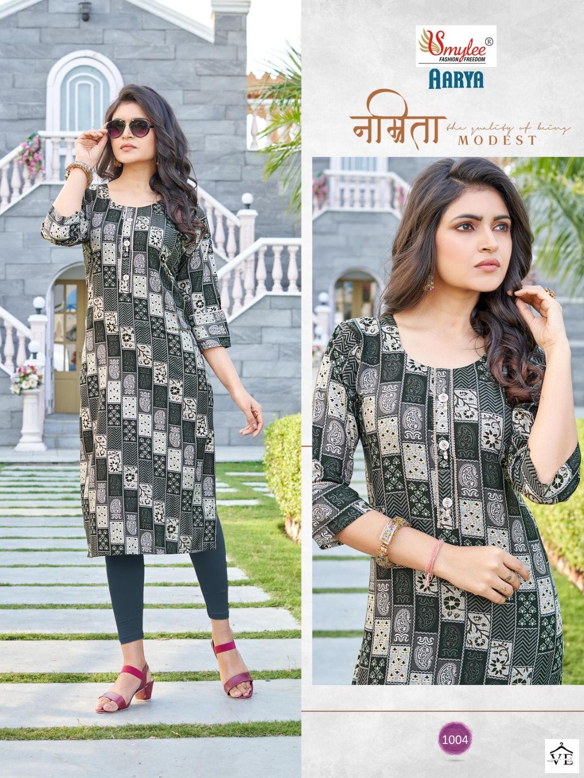 Vardan Ethnic Aarya Heavy Rayon Wholesale Kurtis Catalog — Wholesale Kurtis, MPA wholesale from Surat - Gallery Image 2