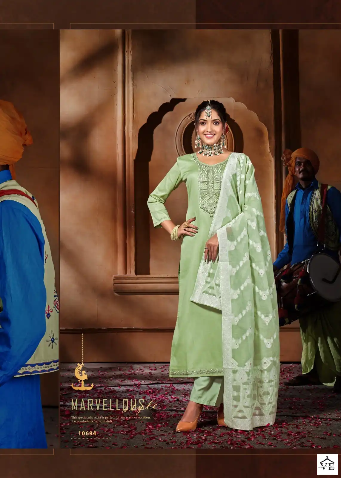 Kalarang Aas Vol-2 Jam Silk Wholesale Salwar Suit Catalog — Wholesale Salwar Suits, MPA wholesale from Surat - Gallery Image 4