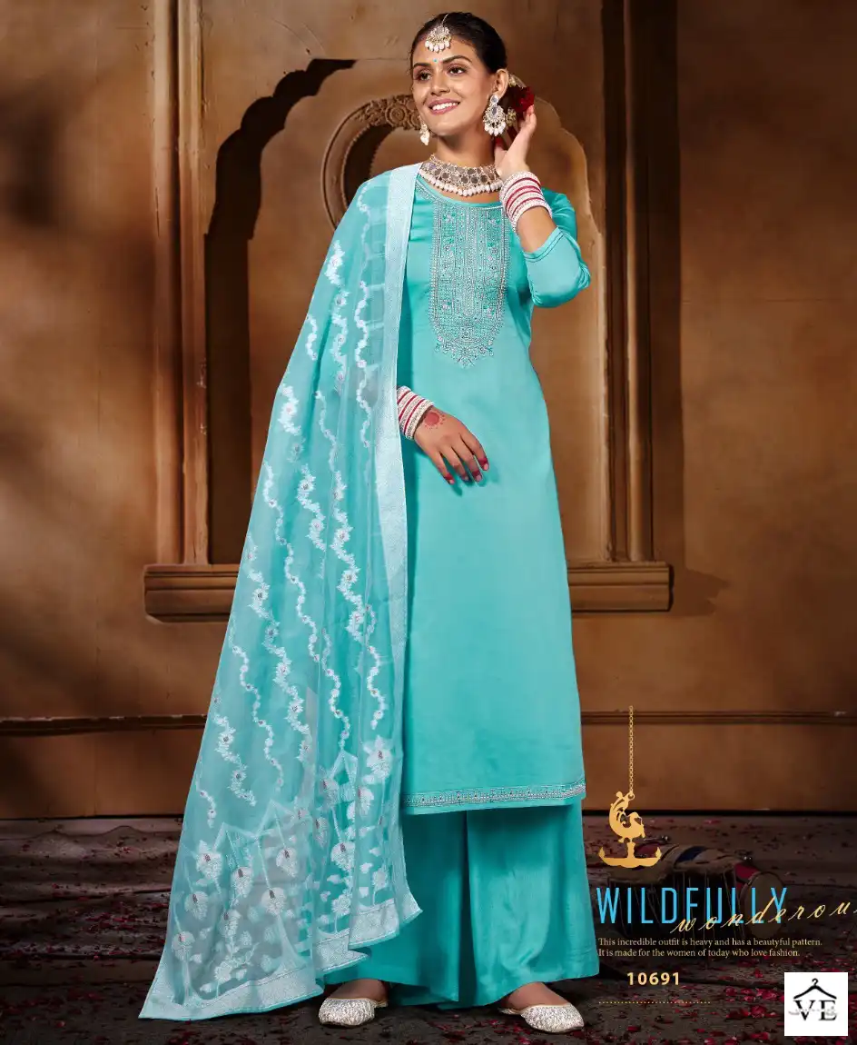 Kalarang Aas Vol-2 Jam Silk Wholesale Salwar Suit Catalog — Wholesale Salwar Suits, MPA wholesale from Surat — view 1