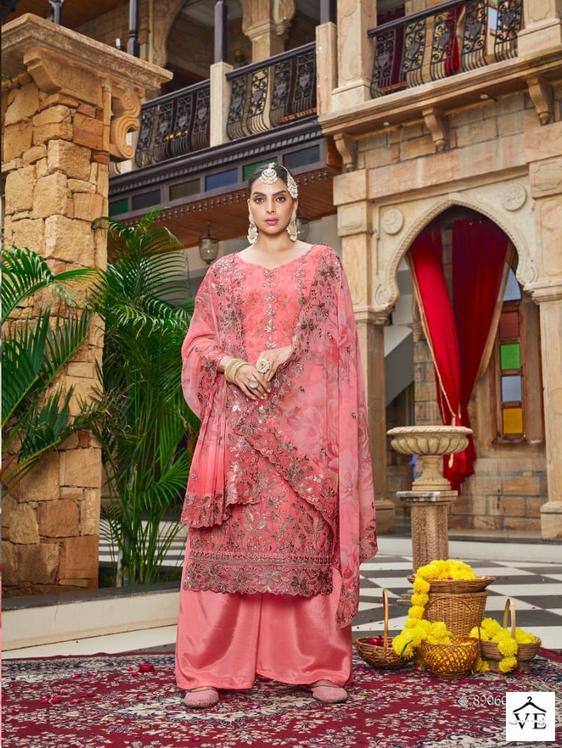 Vouch Aashiana Heavy Georgette Wholesale Designer Salwar Suit Catalog — Wholesale Salwar Suits, MPA wholesale from Surat - Gallery Image 4