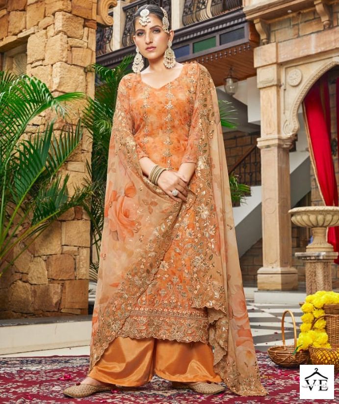 Vouch Aashiana Heavy Georgette Wholesale Designer Salwar Suit Catalog — Wholesale Salwar Suits, MPA wholesale from Surat — view 1