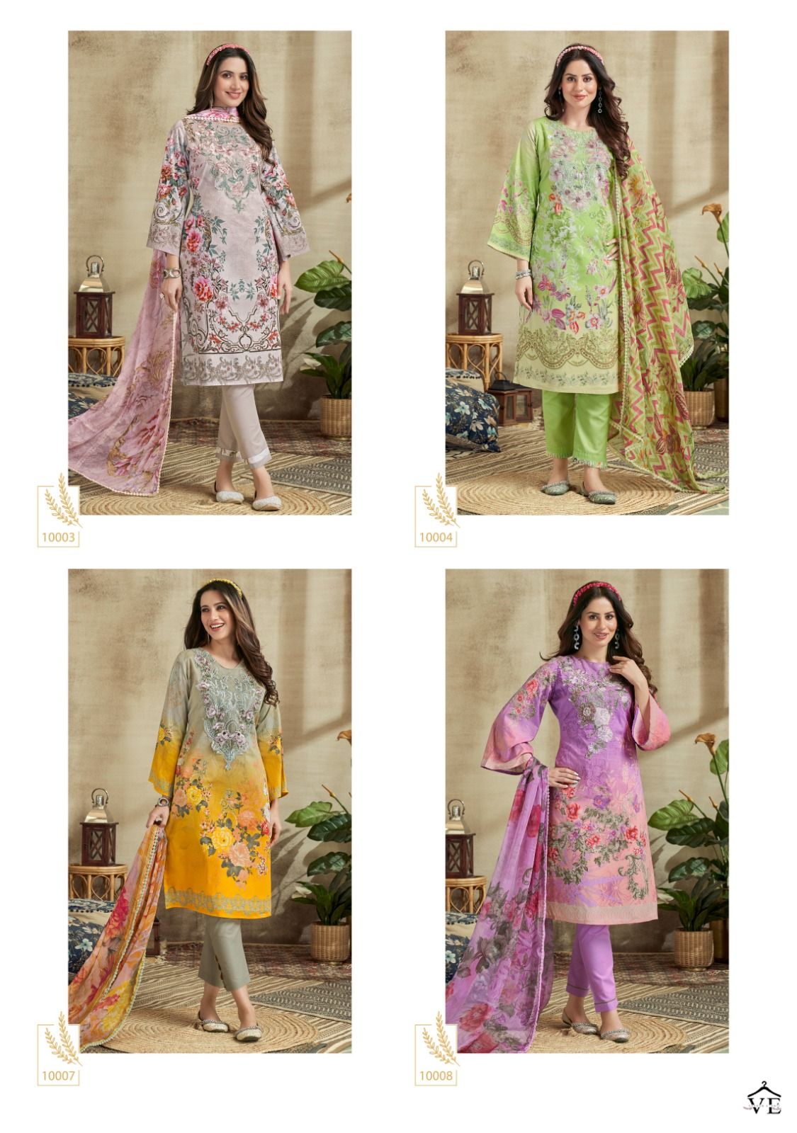 Z.S.M Adila Pure Lawn Cotton Wholesale Pakistani Salwar Suit Catalog — Wholesale Salwar Suits, MPA wholesale from Surat — view 10