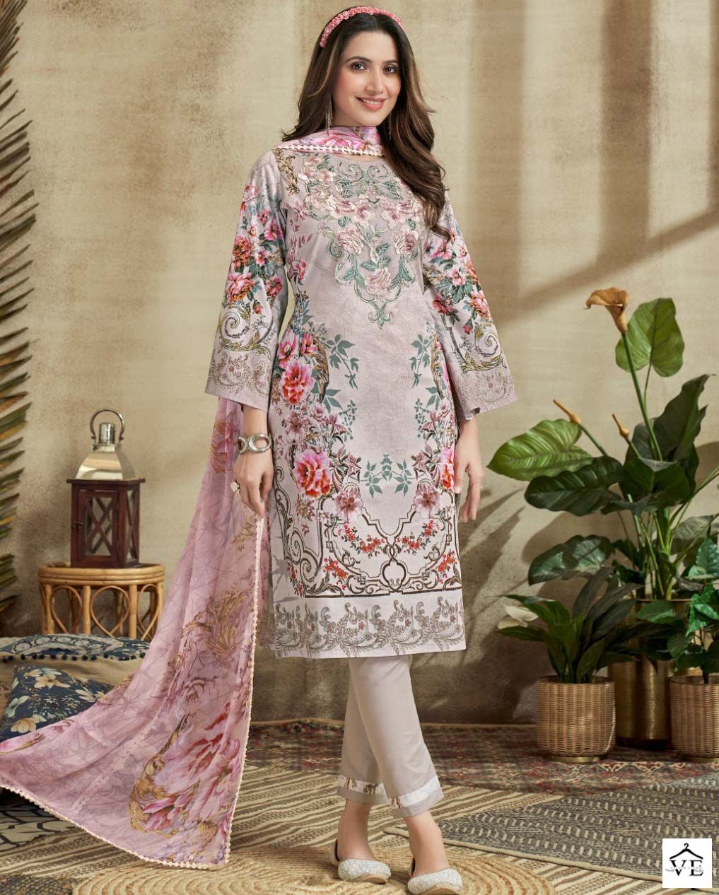 Z.S.M Adila Pure Lawn Cotton Wholesale Pakistani Salwar Suit Catalog — Wholesale Salwar Suits, MPA wholesale from Surat — view 1