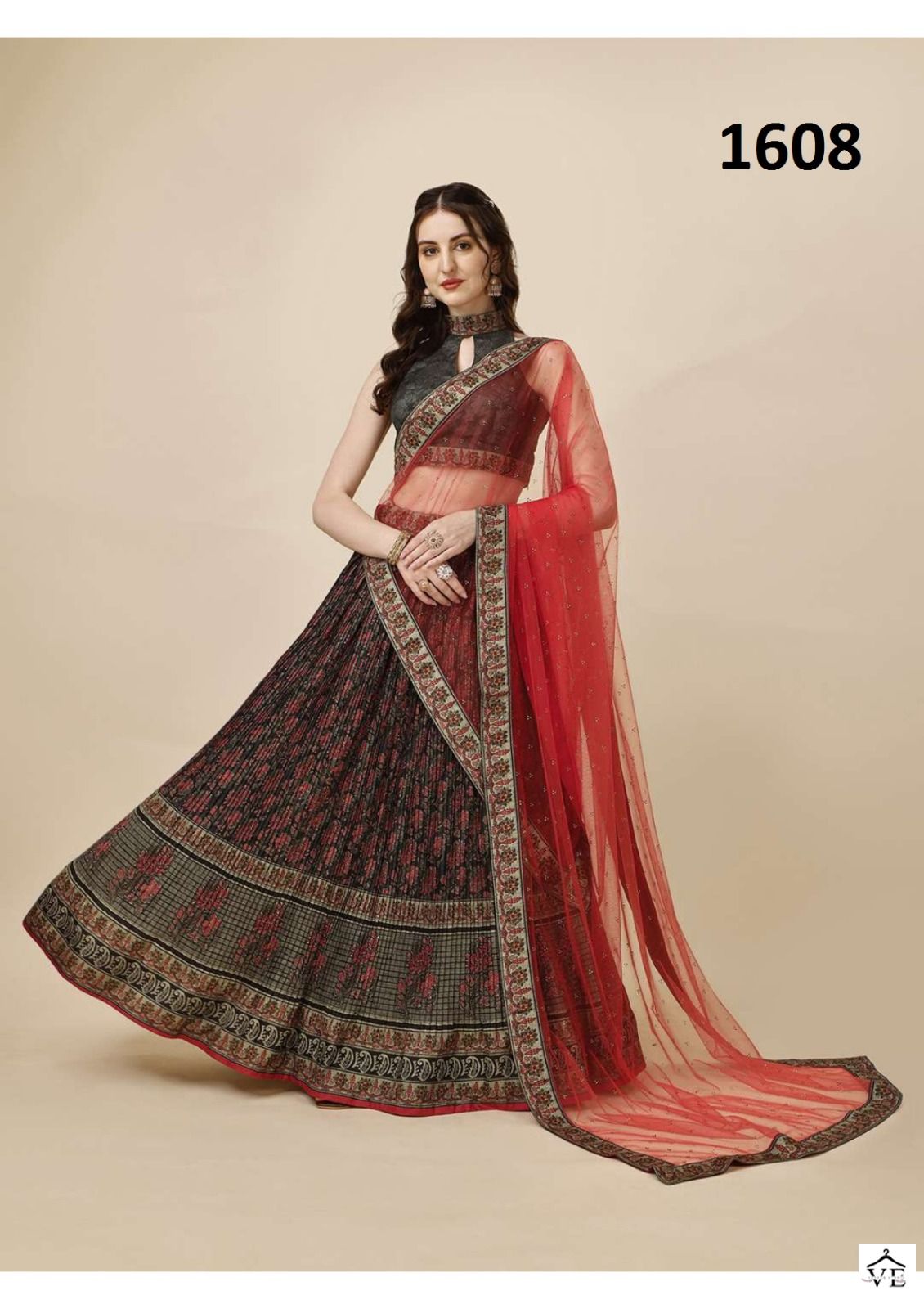 Saptrangi 1601 To 1608 Tussar Silk Wholesale Lehenga Catalog — Wholesale Lehenga, MPA wholesale from Surat — view 2