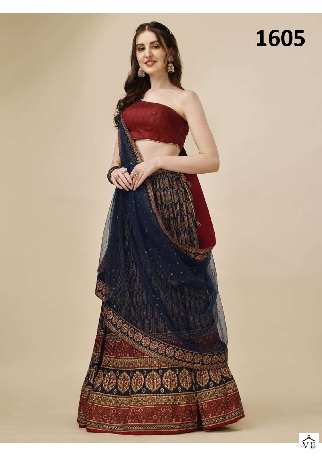 Saptrangi 1601 To 1608 Tussar Silk Wholesale Lehenga Catalog — Wholesale Lehenga, MPA wholesale from Surat — view 6