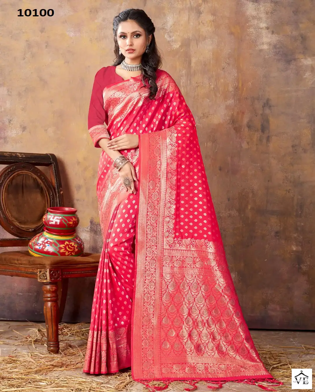 Sangam Akansha Banarasi Silk Wholesale Saree Catalog — Wholesale Sarees, MPA wholesale from Surat — view 1
