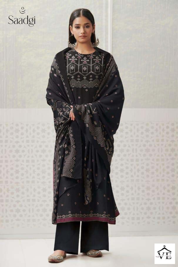 Saadgi Akriti Mulberry Satin Wholesale Designer Salwar Suit Catalog — Wholesale Salwar Suits, MPA wholesale from Surat - Gallery Image 2