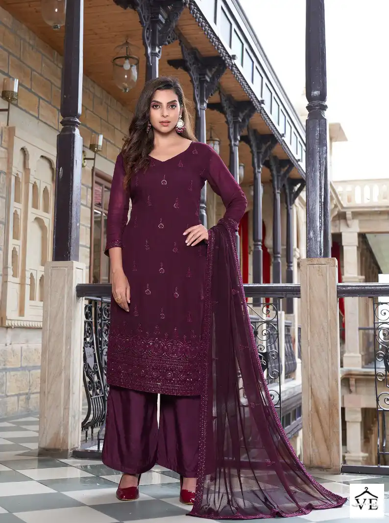 Vouch Akshata Viscose Organza Wholesale Designer Salwar Suit Catalog — Wholesale Salwar Suits, MPA wholesale from Surat - Gallery Image 3