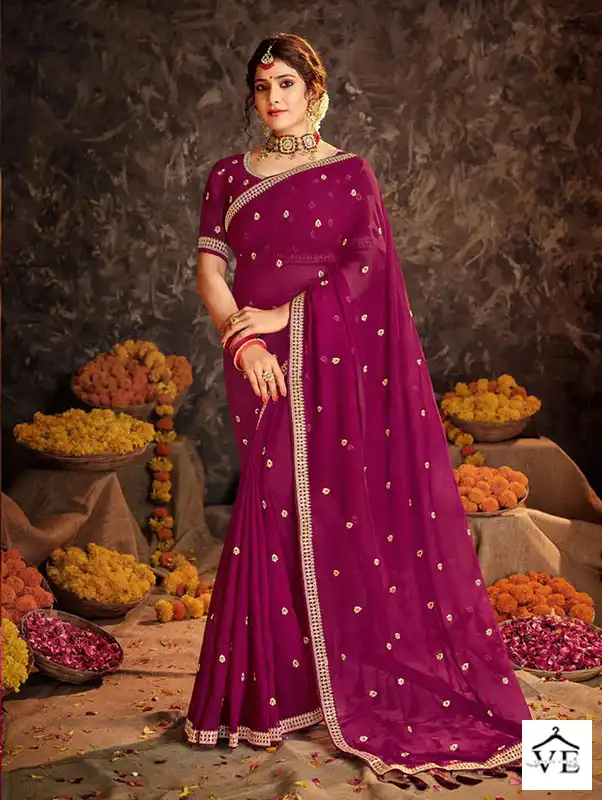 Vardan Ethnic Akshita Organza Wholesale Sarees Catalog — Wholesale Sarees, MPA wholesale from Surat - Gallery Image 5