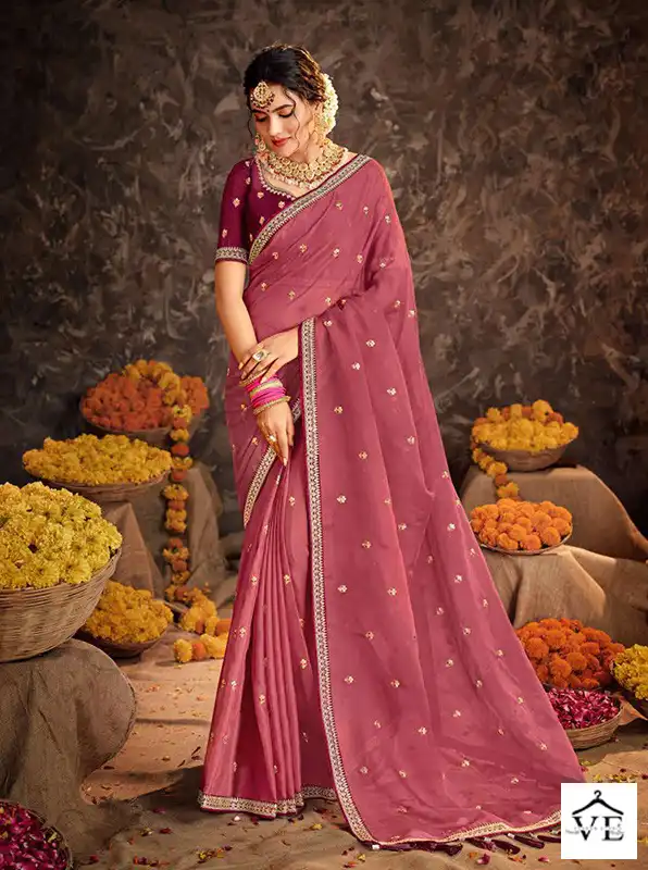Vardan Ethnic Akshita Organza Wholesale Sarees Catalog — Wholesale Sarees, MPA wholesale from Surat - Gallery Image 7