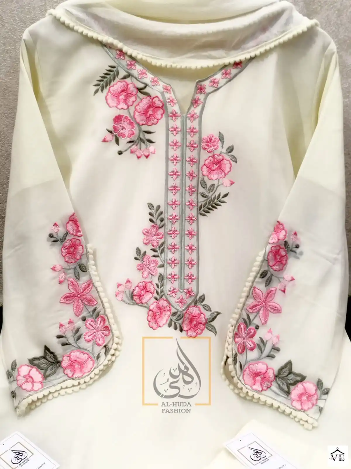 Al-Huda 108 Pure Georgette Wholesale Readymade Pakistani Suit Catalog — Wholesale Salwar Suits, MPA wholesale from Surat - Gallery Image 6