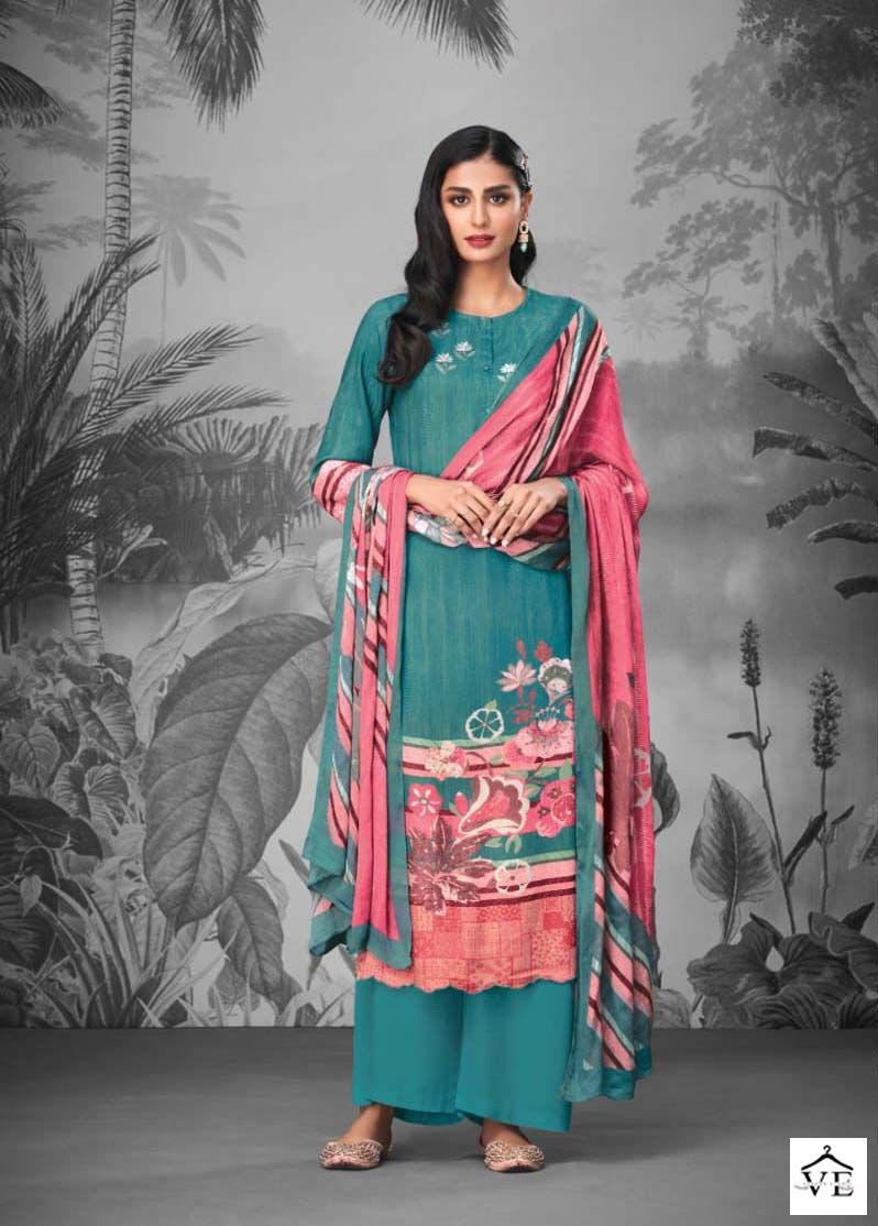 Sudriti Alaric Cambric Comb Wholesale Designer Salwar Suit Catalog — Wholesale Salwar Suits, MPA wholesale from Surat - Gallery Image 5