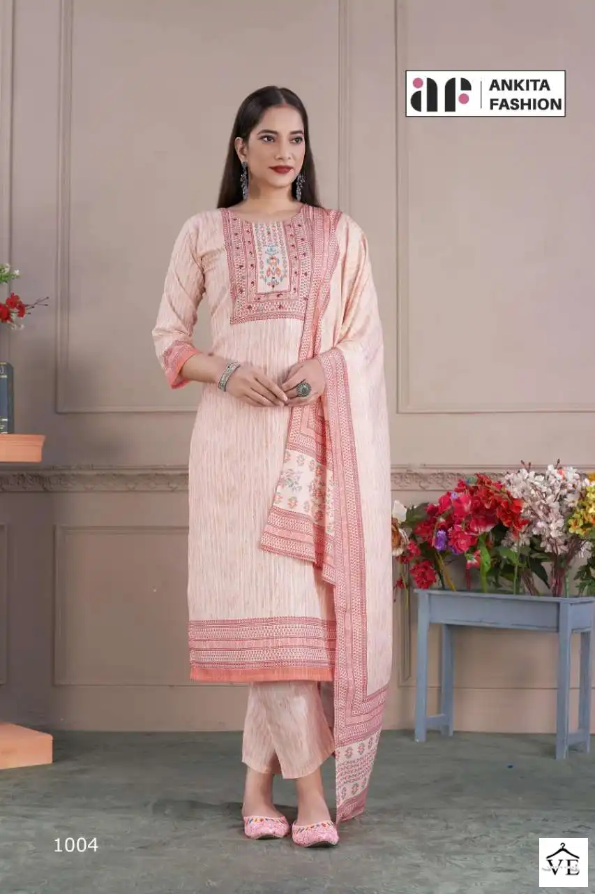 Vardan Ethnic Alisha Vol 2 Pure Muslin Wholesale Readymade Salwar Suit Catalog — Wholesale Salwar Suits, MPA wholesale from Surat - Gallery Image 4