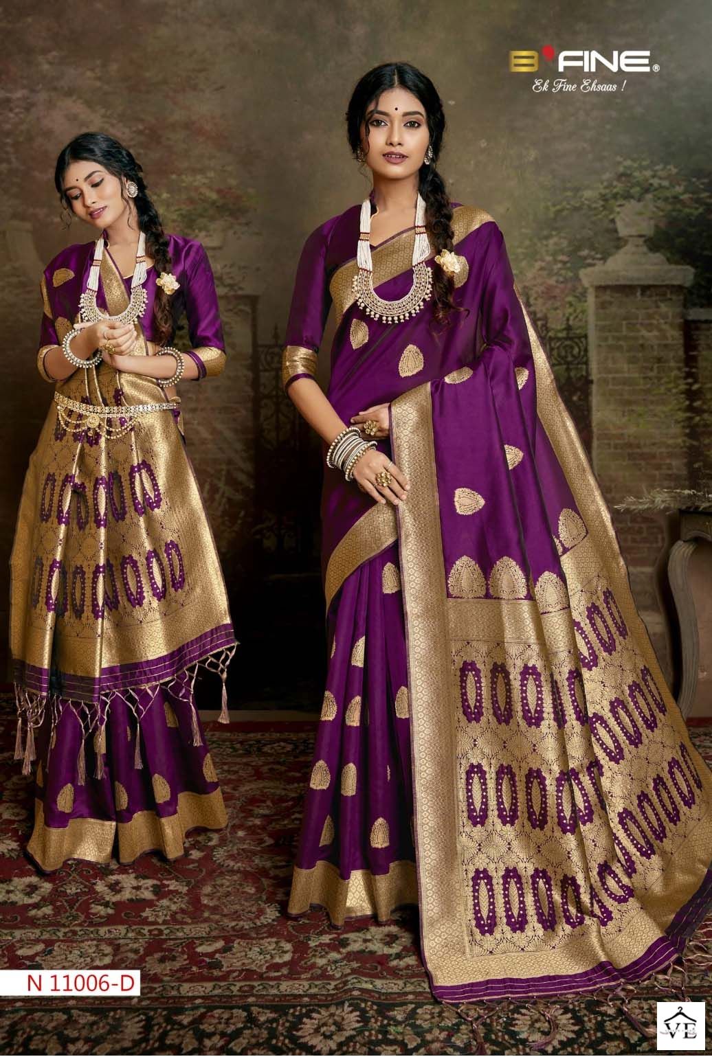 Vardan Ethnic All Time Hit Vol 3 Semi Banarasi Silk Wholesale Sarees Catalog — Wholesale Sarees, MPA wholesale from Surat — view 6
