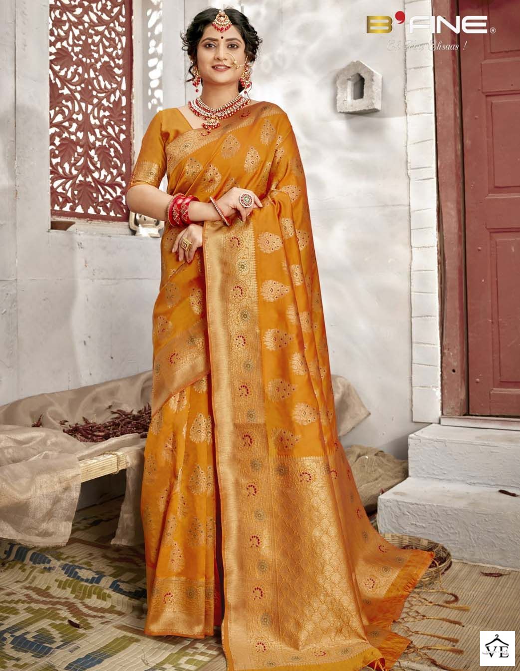 Vardan Ethnic All Time Hit Vol 4 Semi Banarasi Silk Wholesale Sarees Catalog — Wholesale Sarees, MPA wholesale from Surat — view 1
