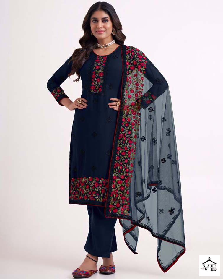 Alizeh Almora Vol 7 Georgette Wholesale Designer Salwar Suit Catalog — Wholesale Salwar Suits, Alizeh wholesale from Surat — view 1