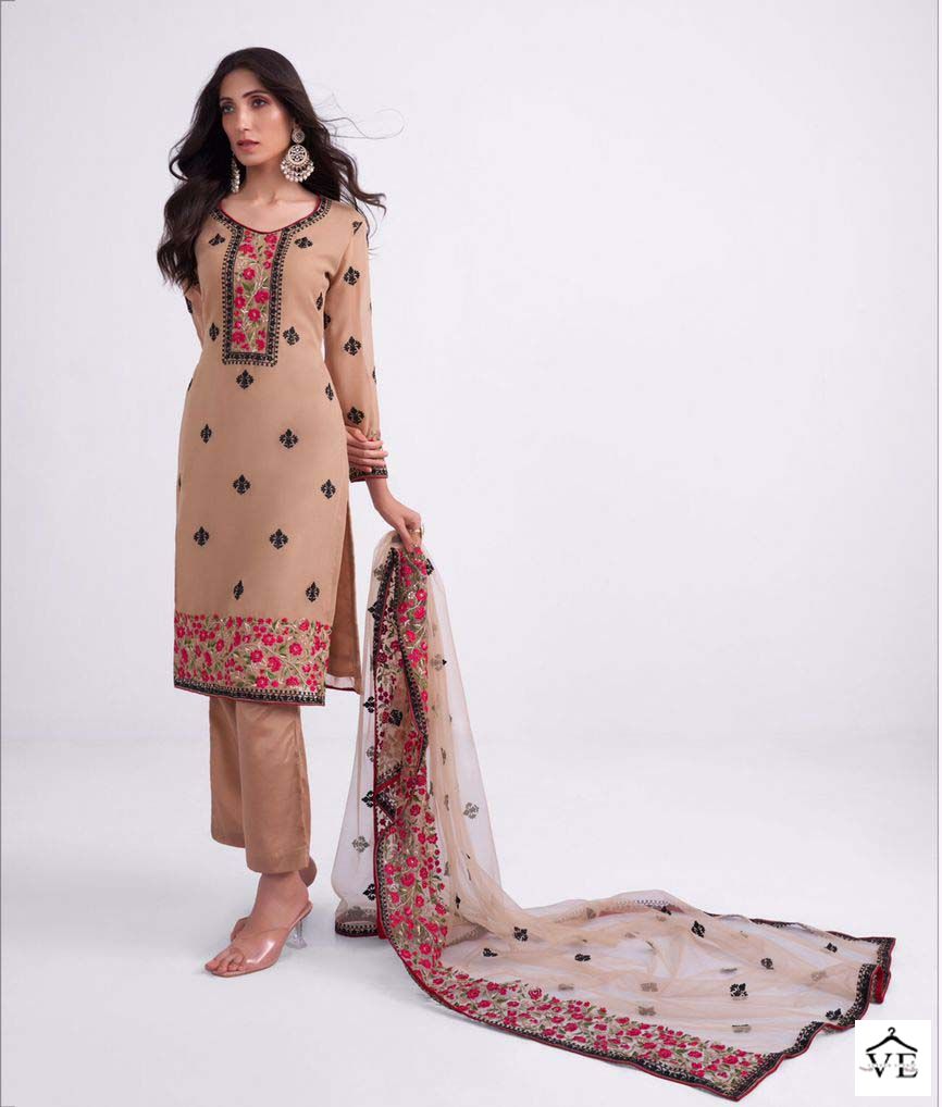 Alizeh Almora Vol 7 Georgette Wholesale Designer Salwar Suit Catalog — Wholesale Salwar Suits, Alizeh wholesale from Surat - Gallery Image 4