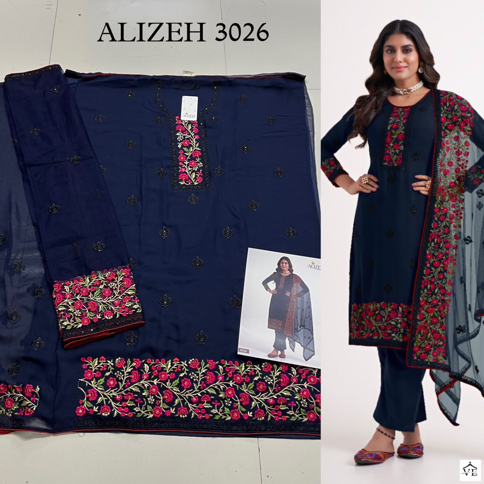 Alizeh Almora Vol 7 Georgette Wholesale Designer Salwar Suit Catalog — Wholesale Salwar Suits, Alizeh wholesale from Surat - Gallery Image 5